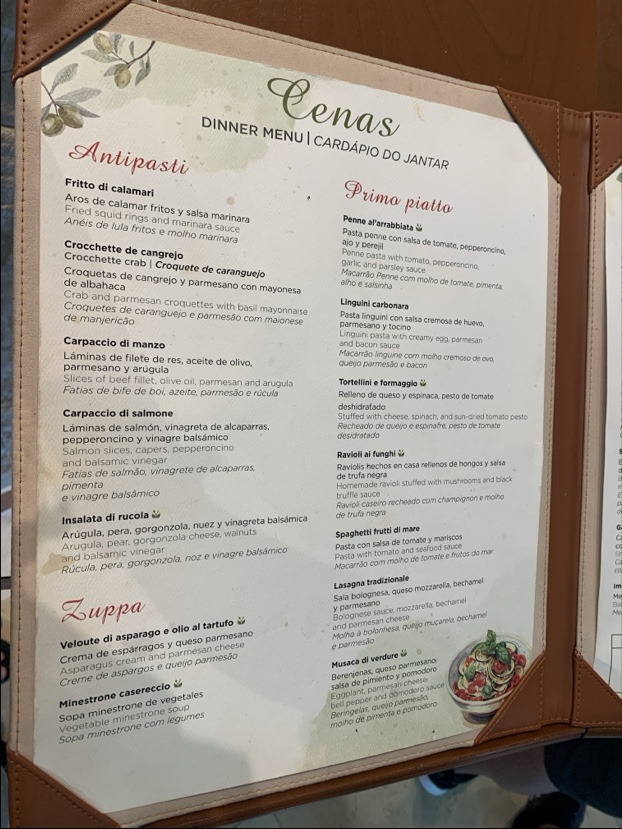 Mirador Italian Restaurant Menu - Image 4