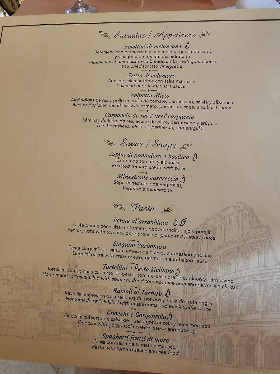 Mirador Italian Restaurant Menu - Image 6